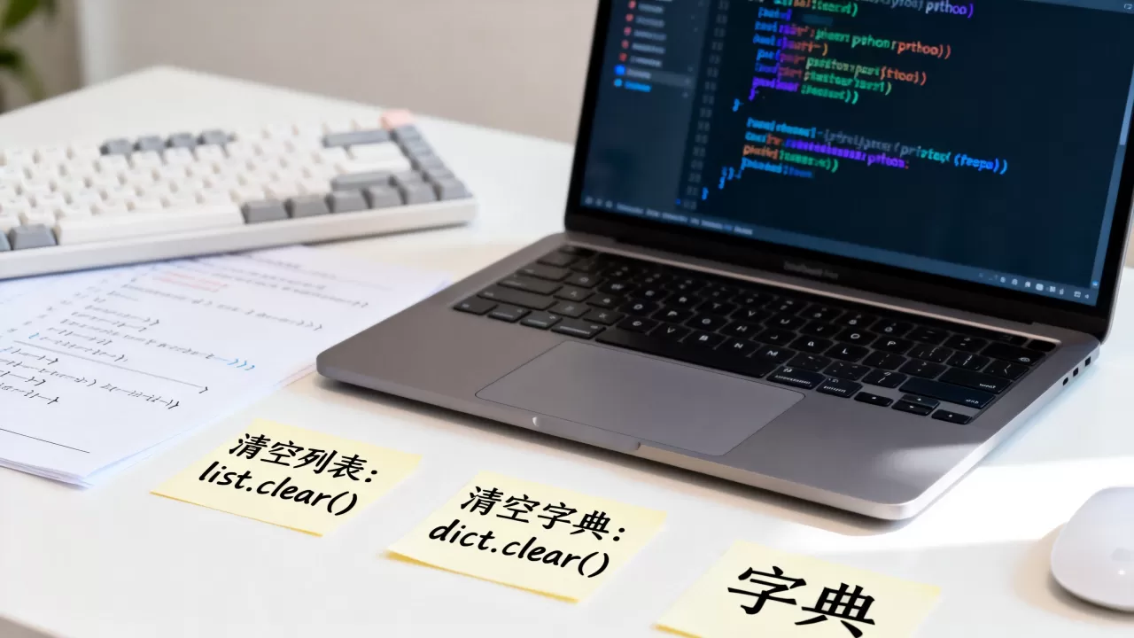清空python变量怎么操作？python清空列表和字典的方法