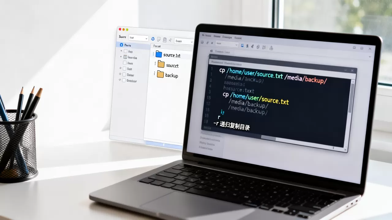 linux cp file命令怎么用？linux复制文件命令详解