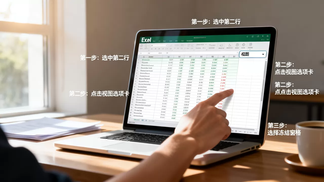 Excel如何锁定首行？Excel冻结首行方法