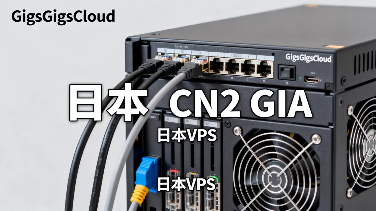 GigsGigsCloud日本CN2 GIA稳定吗？日本VPS推荐高性价比