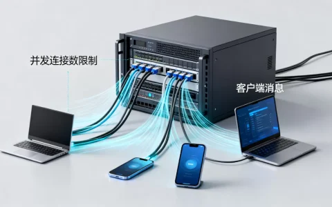 服务器如何处理多个客户端消息？并发连接数限制
