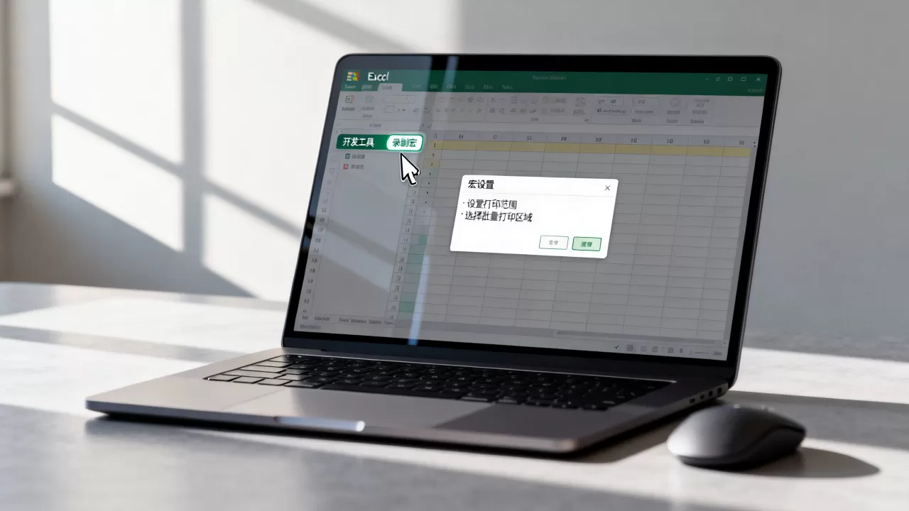 Excel宏批量打印怎么设置？Excel宏批量打印教程