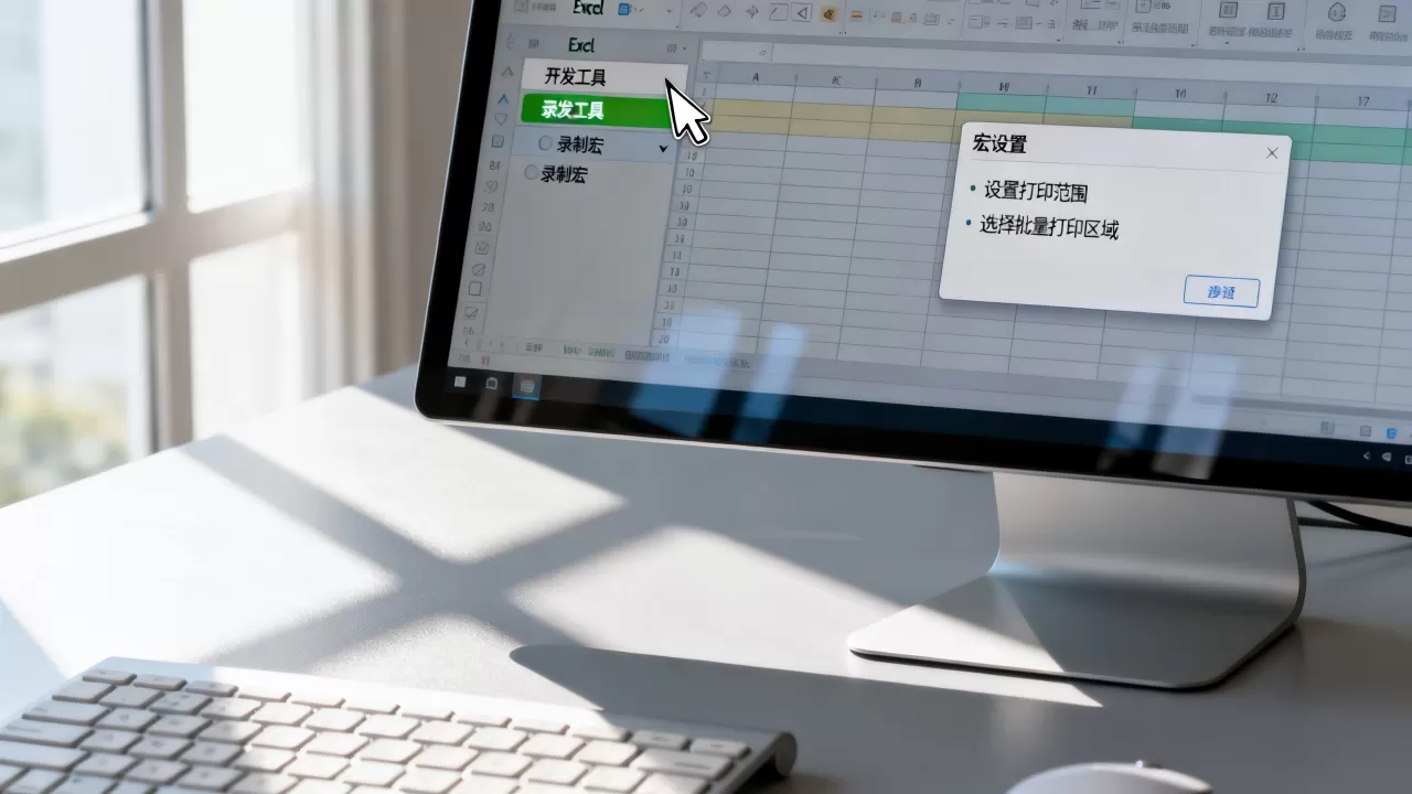 Excel宏批量打印怎么设置？Excel宏批量打印教程