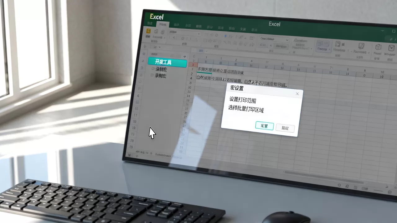 Excel宏批量打印怎么设置？Excel宏批量打印教程