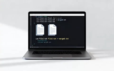 Linux文件怎么拼接？linux文件拼接命令