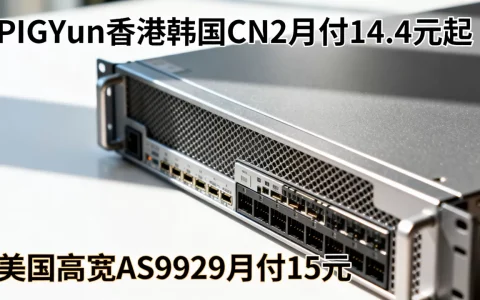 PIGYun香港韩国CN2月付14.4元起？美国高宽AS9929月付15元