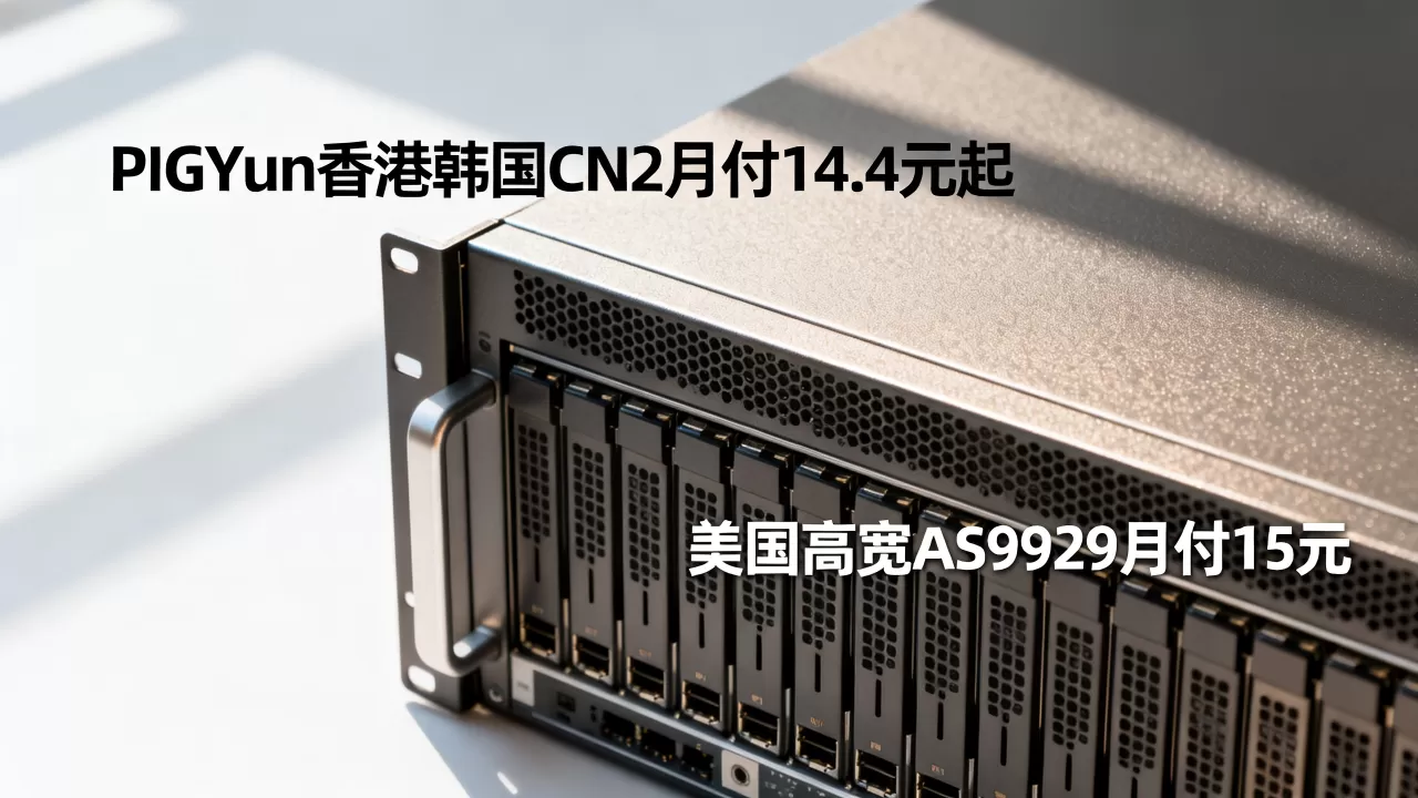 PIGYun香港韩国CN2月付14.4元起?美国高宽AS9929月付15元 PIGYun香港韩国CN2月付14.4元起?美国高宽AS9929月付15元