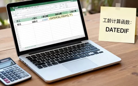 Excel表如何计算工龄？工龄计算函数公式