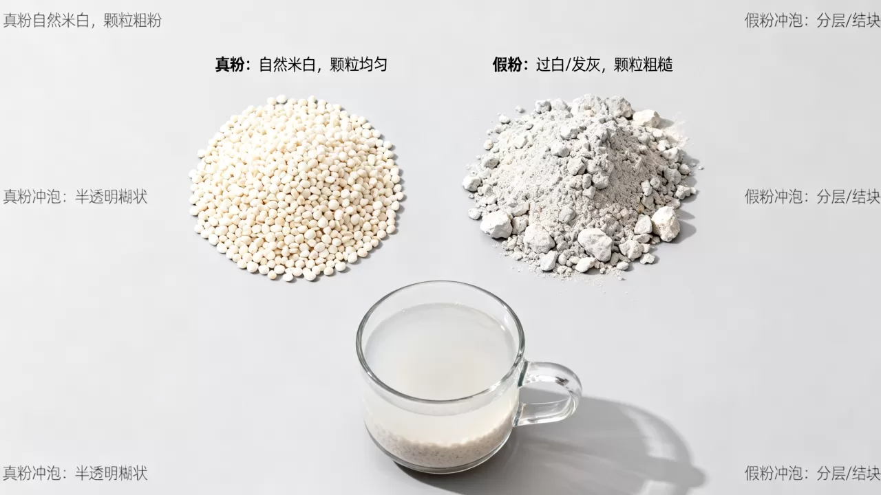 葛根粉怎么识别真假？葛根粉真假辨别方法