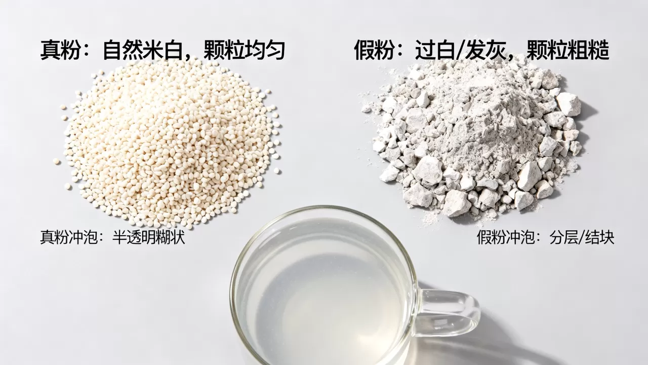 葛根粉怎么识别真假？葛根粉真假辨别方法