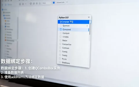 Python QComboBox怎么用？QComboBox下拉框数据绑定方法