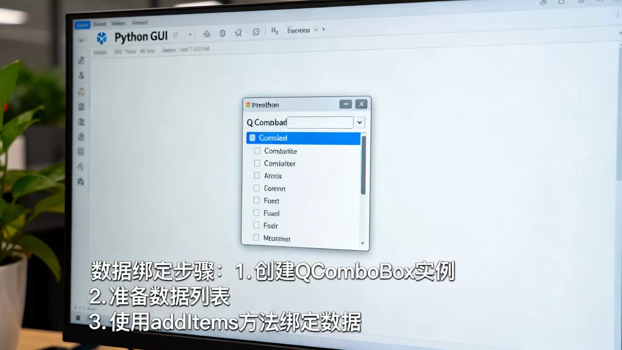 Python QComboBox怎么用?QComboBox下拉框数据绑定方法 Python QComboBox怎么用?QComboBox下拉框数据绑定方法
