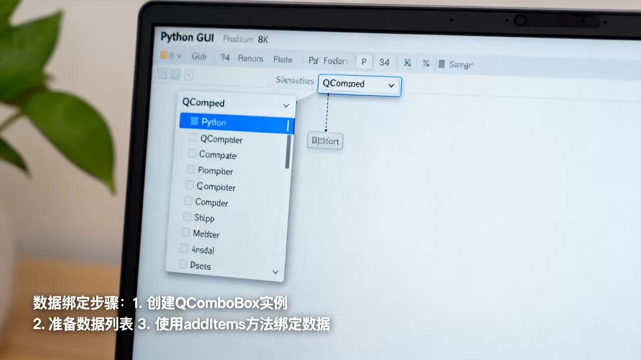 Python QComboBox怎么用?QComboBox下拉框数据绑定方法 Python QComboBox怎么用?QComboBox下拉框数据绑定方法