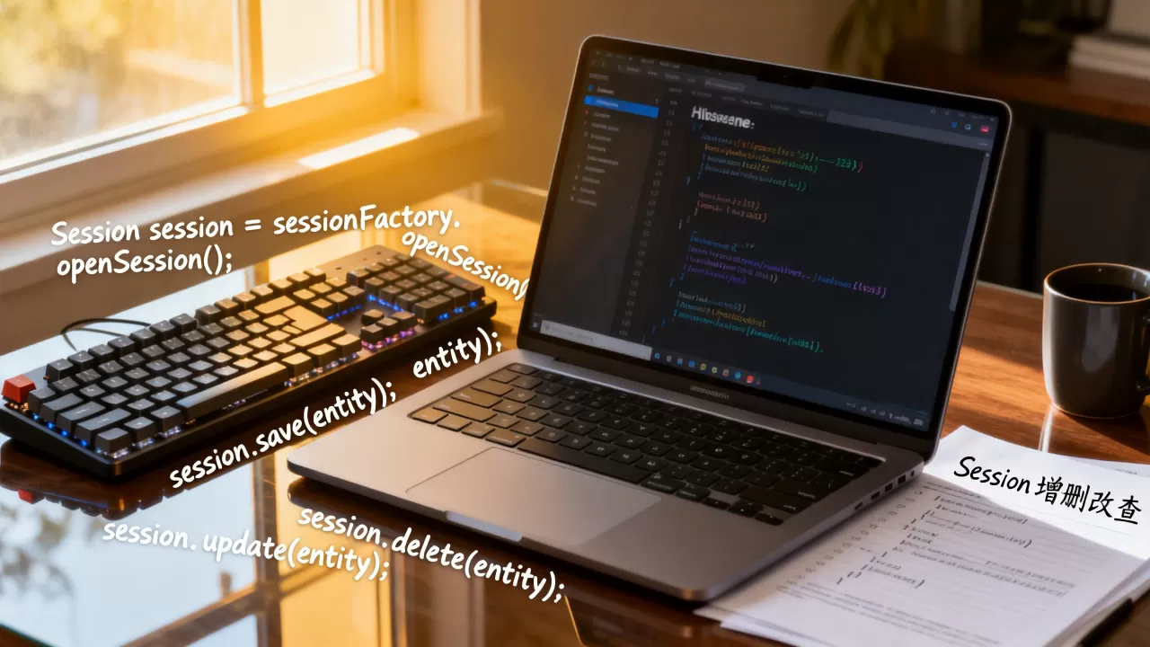 Hibernate通过session增删改查怎么实现？Java后端开发常用技巧