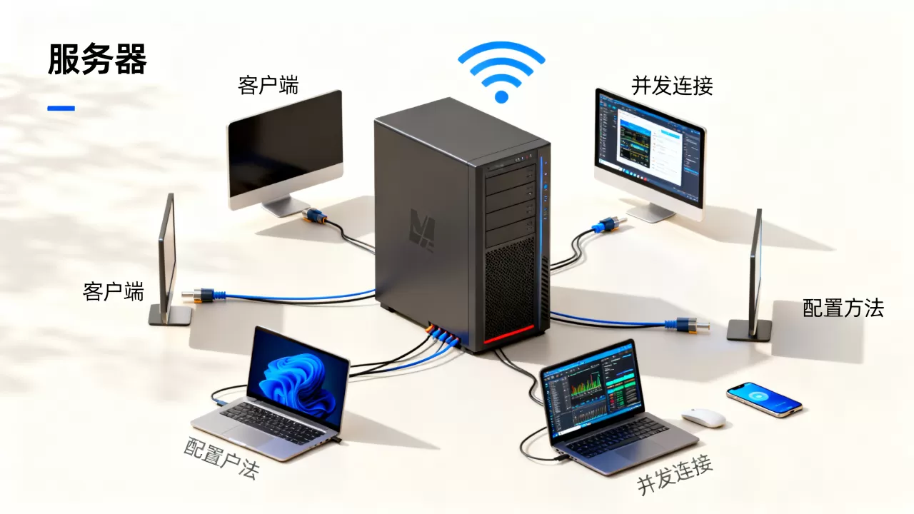 服务器怎么同时连接多个客户端?多客户端并发连接配置方法 服务器怎么同时连接多个客户端?多客户端并发连接配置方法