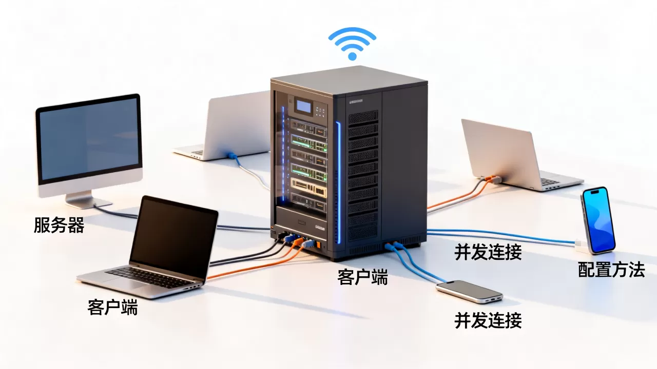 服务器怎么同时连接多个客户端?多客户端并发连接配置方法 服务器怎么同时连接多个客户端?多客户端并发连接配置方法