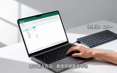Excel减号怎么打？Excel减号快捷键