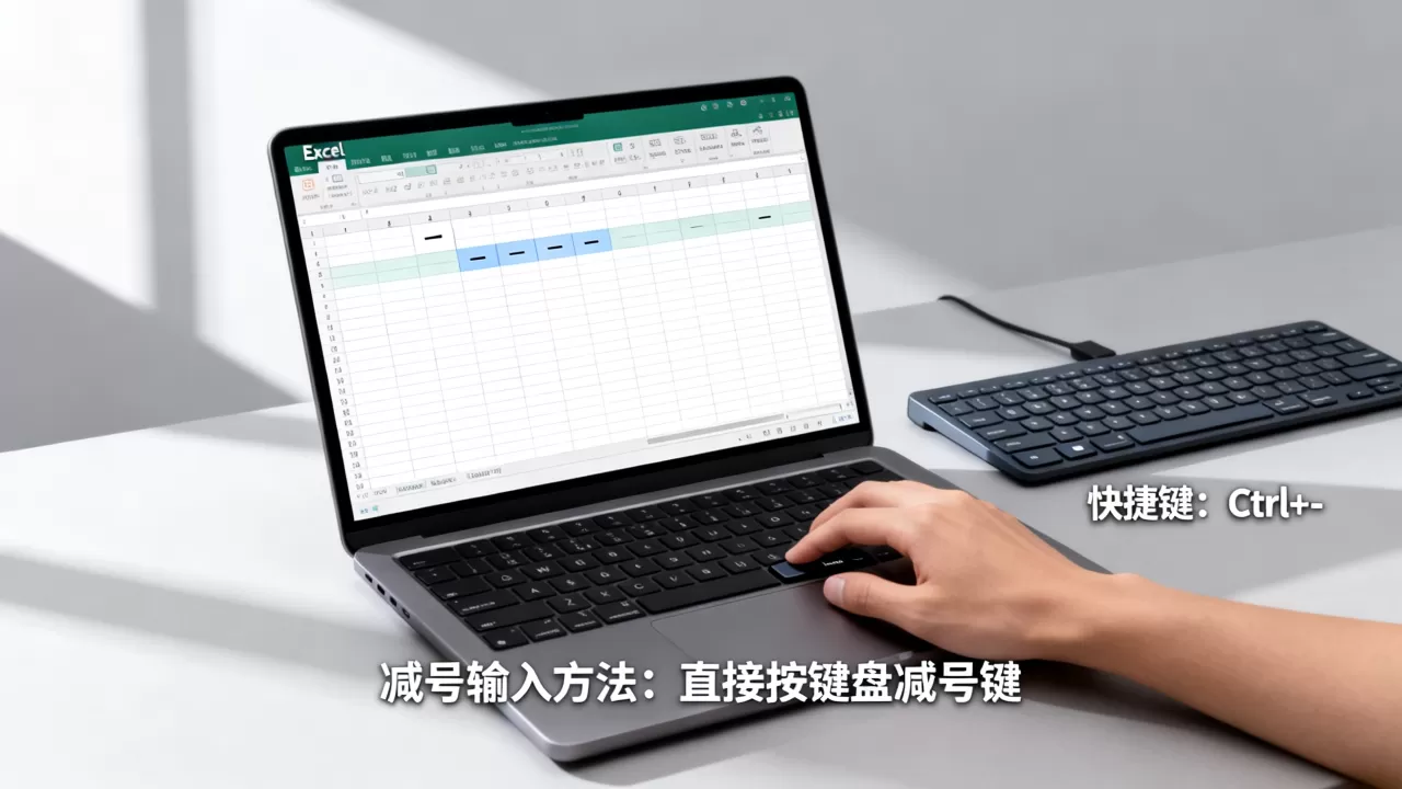 Excel减号怎么打?Excel减号快捷键 Excel减号怎么打?Excel减号快捷键