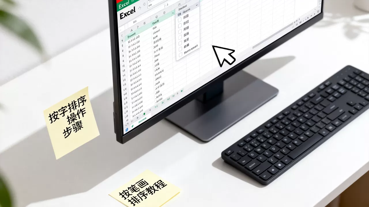 Excel按字排序怎么操作?Excel按笔画排序教程 Excel按字排序怎么操作?Excel按笔画排序教程