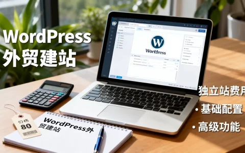 WordPress外贸建站费用多少？做独立站需要多少钱