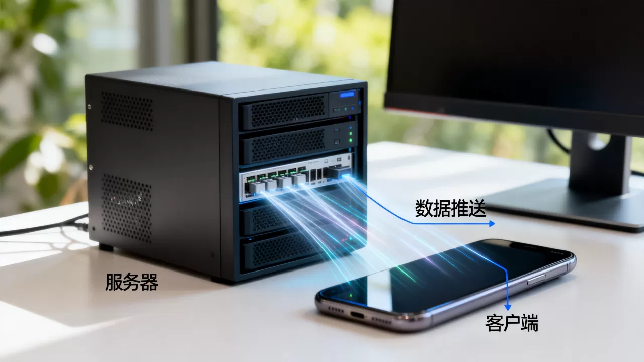 服务器为何主动推送数据？服务器主动向客户端发起数据