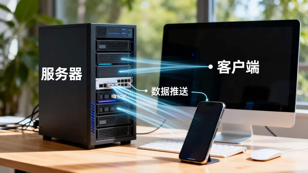 服务器为何主动推送数据？服务器主动向客户端发起数据