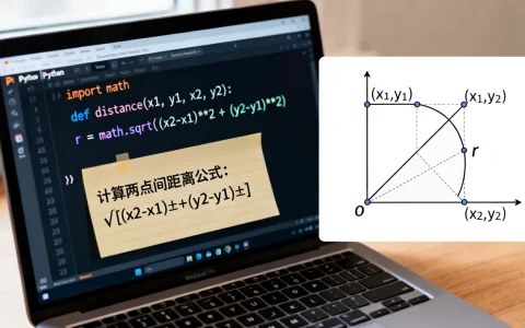 python半径怎么算？python计算两点间距离