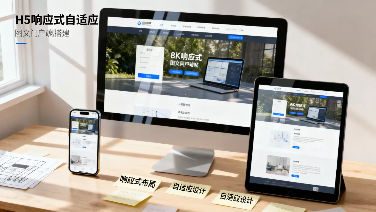 H5响应式自适应图文门户网站怎么做?搭建H5自适应网页需要多少钱 H5响应式自适应图文门户网站怎么做?搭建H5自适应网页需要多少钱