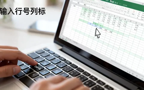 Excel如何快速定位某行某列？excel表格查找指定行列
