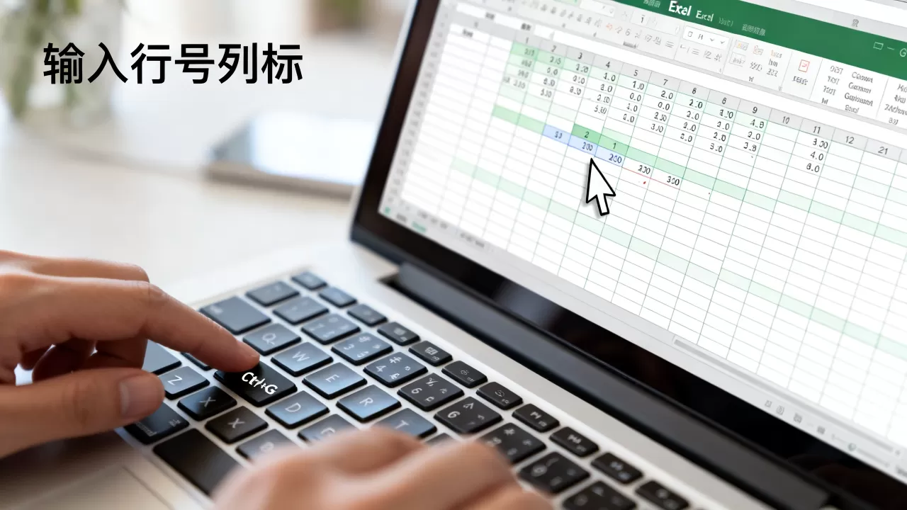 Excel如何快速定位某行某列？excel表格查找指定行列