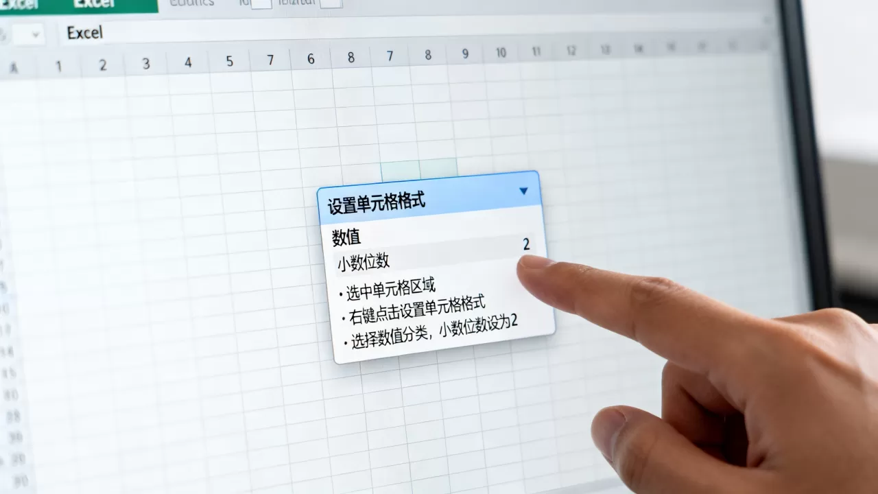 Excel怎么保留小数?如何设置单元格保留两位小数 Excel怎么保留小数?如何设置单元格保留两位小数
