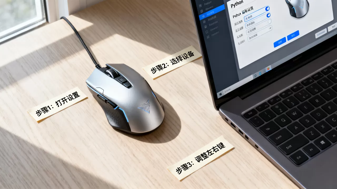 Python左右键怎么设置?Python鼠标左右键互换方法 Python左右键怎么设置?Python鼠标左右键互换方法