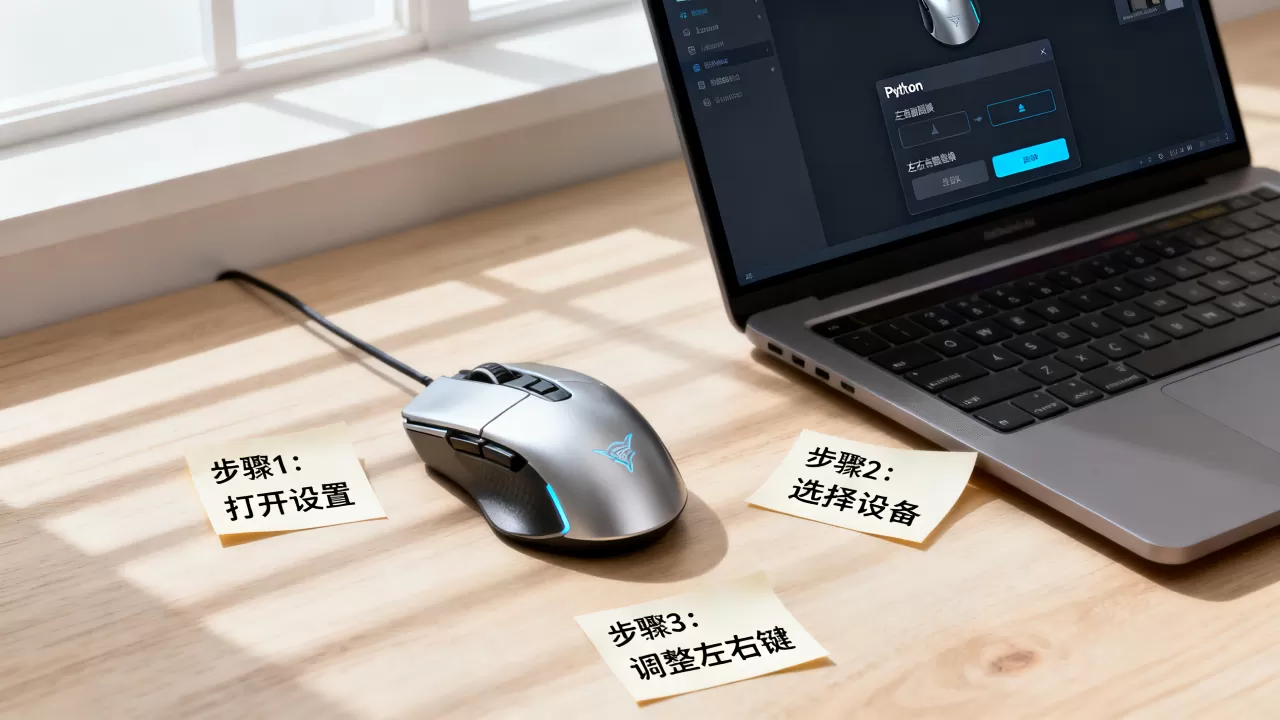 Python左右键怎么设置?Python鼠标左右键互换方法 Python左右键怎么设置?Python鼠标左右键互换方法