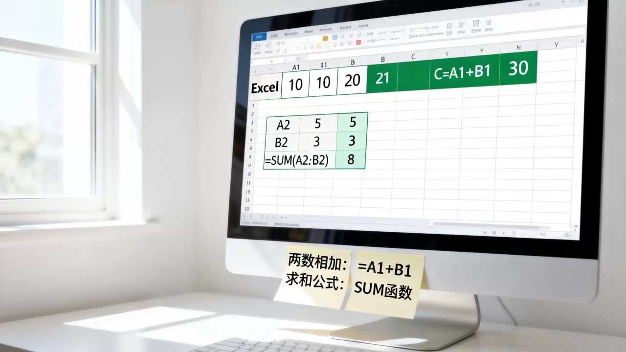 Excel两数相加怎么操作?Excel求和公式有哪些 Excel两数相加怎么操作?Excel求和公式有哪些