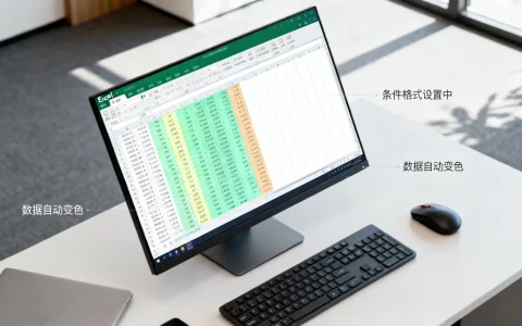 Excel表格怎么自动变颜色？设置条件格式变色
