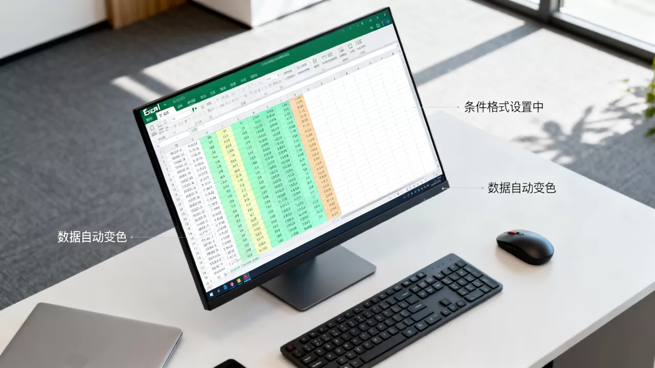 Excel表格怎么自动变颜色?设置条件格式变色 Excel表格怎么自动变颜色?设置条件格式变色