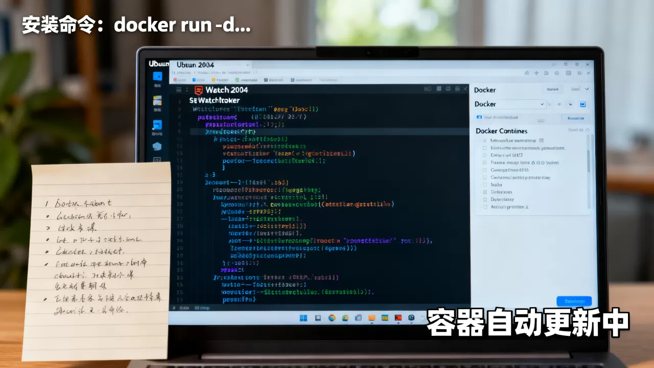 Ubuntu 20.04如何安装Watchtower？Watchtower自动更新容器教程