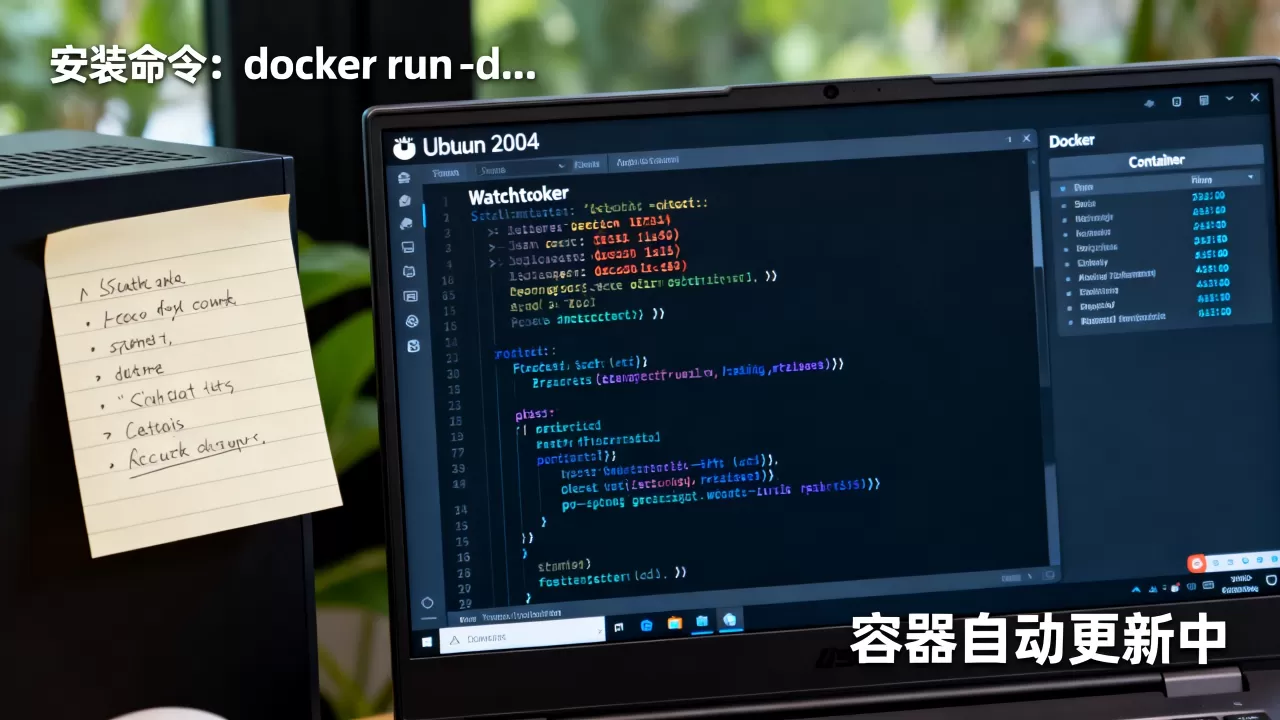 Ubuntu 20.04如何安装Watchtower？Watchtower自动更新容器教程