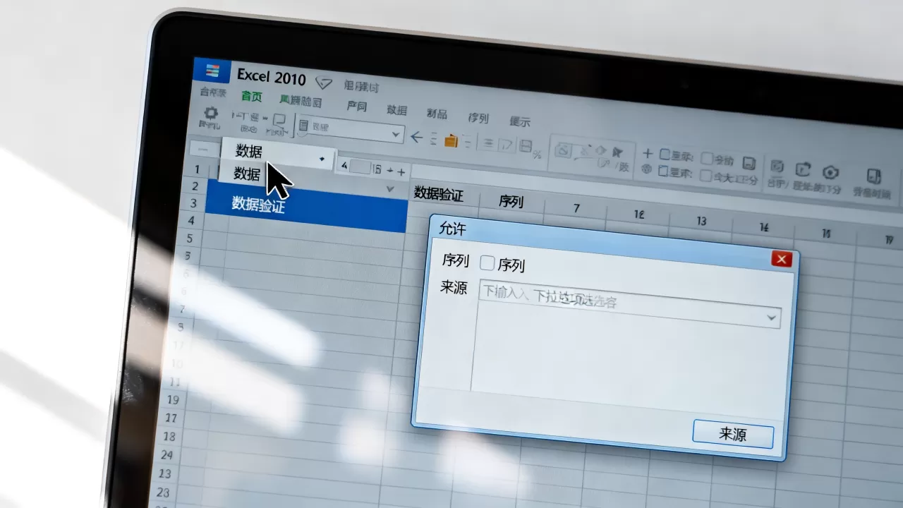 Excel 2010下拉选项怎么设置?如何添加下拉菜单 Excel 2010下拉选项怎么设置?如何添加下拉菜单
