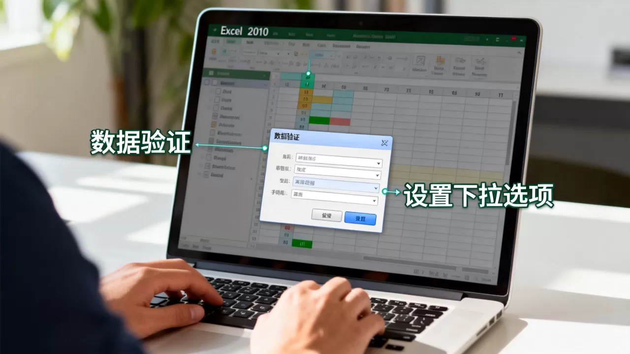 Excel 2010下拉选项怎么设置?excel下拉菜单数据验证教程 Excel 2010下拉选项怎么设置?excel下拉菜单数据验证教程