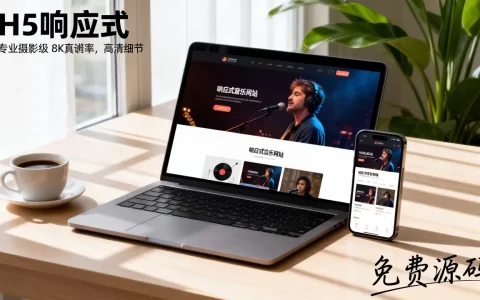 H5响应式音乐网站模板好用吗？免费响应式音乐网站源码