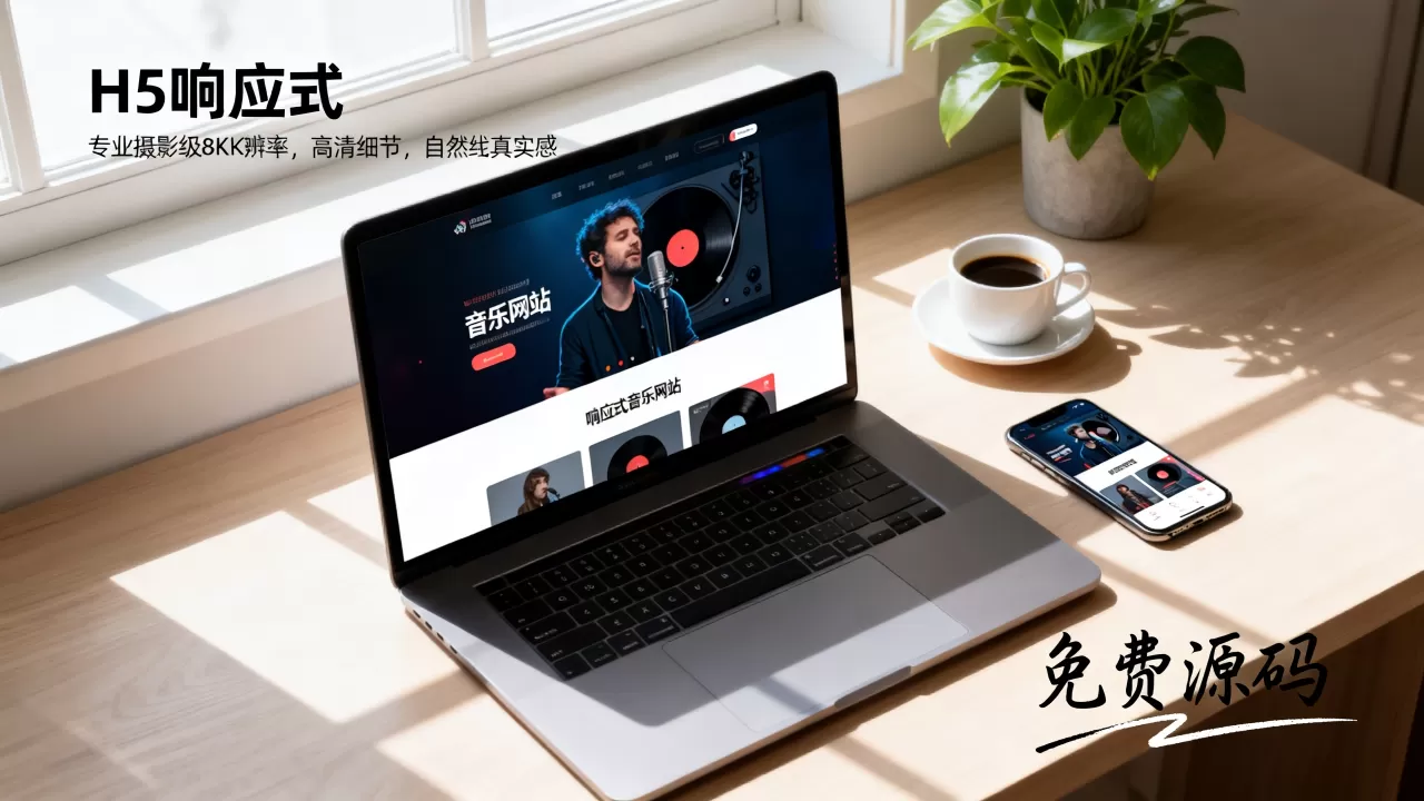 H5响应式音乐网站模板好用吗？免费响应式音乐网站源码