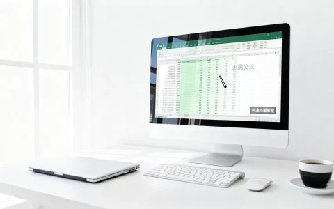 Excel不用公式怎么做？Excel不用公式快速处理数据