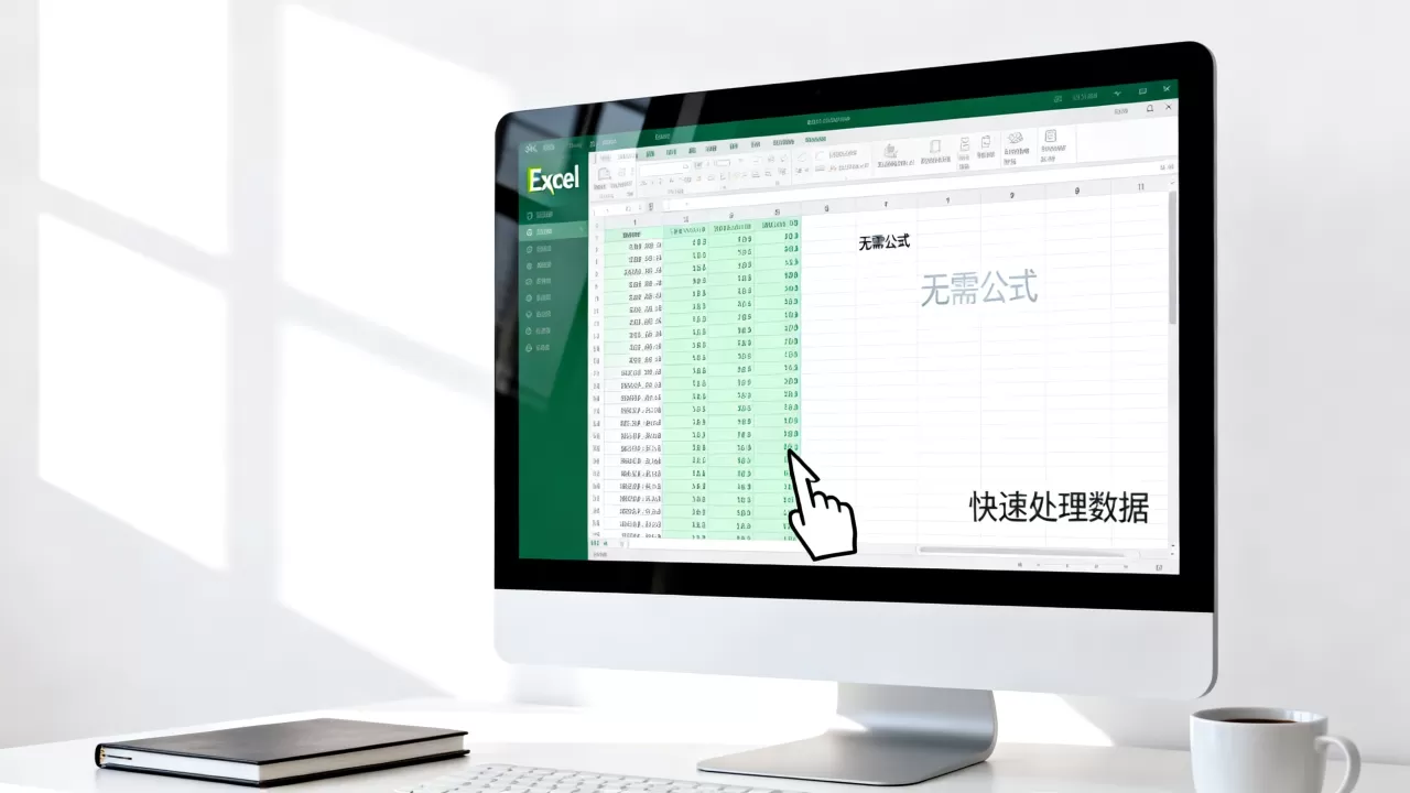 Excel不用公式怎么做？Excel不用公式快速处理数据