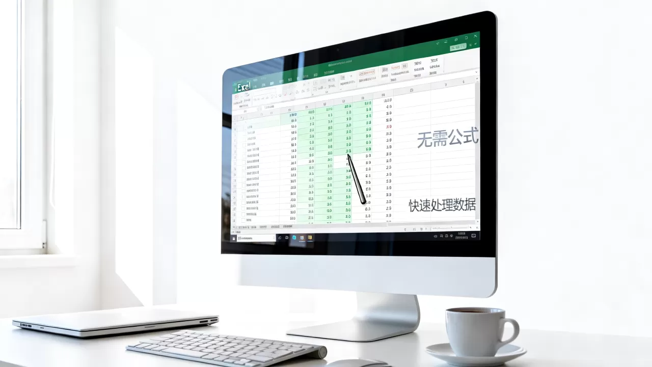 Excel不用公式怎么做？Excel不用公式快速处理数据