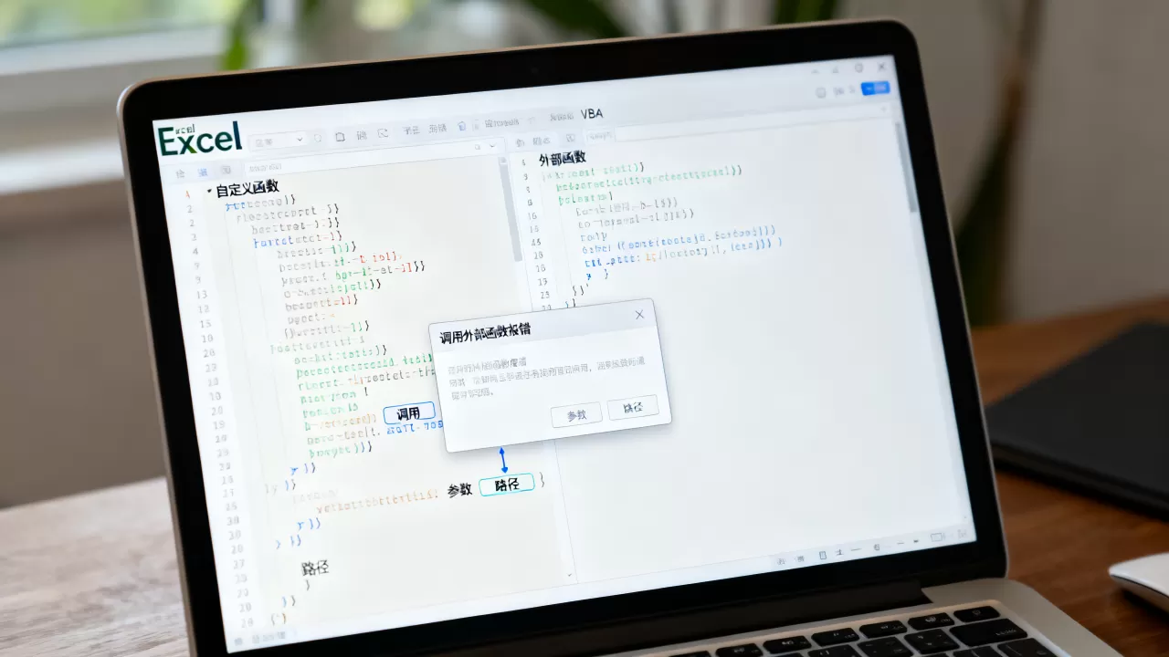 Excel VBA如何调用自定义函数?vba调用外部函数报错怎么办 Excel VBA如何调用自定义函数?vba调用外部函数报错怎么办
