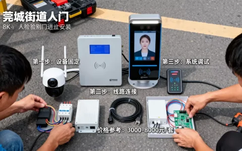 莞城街道人脸识别门禁系统如何安装？门禁系统多少钱一套