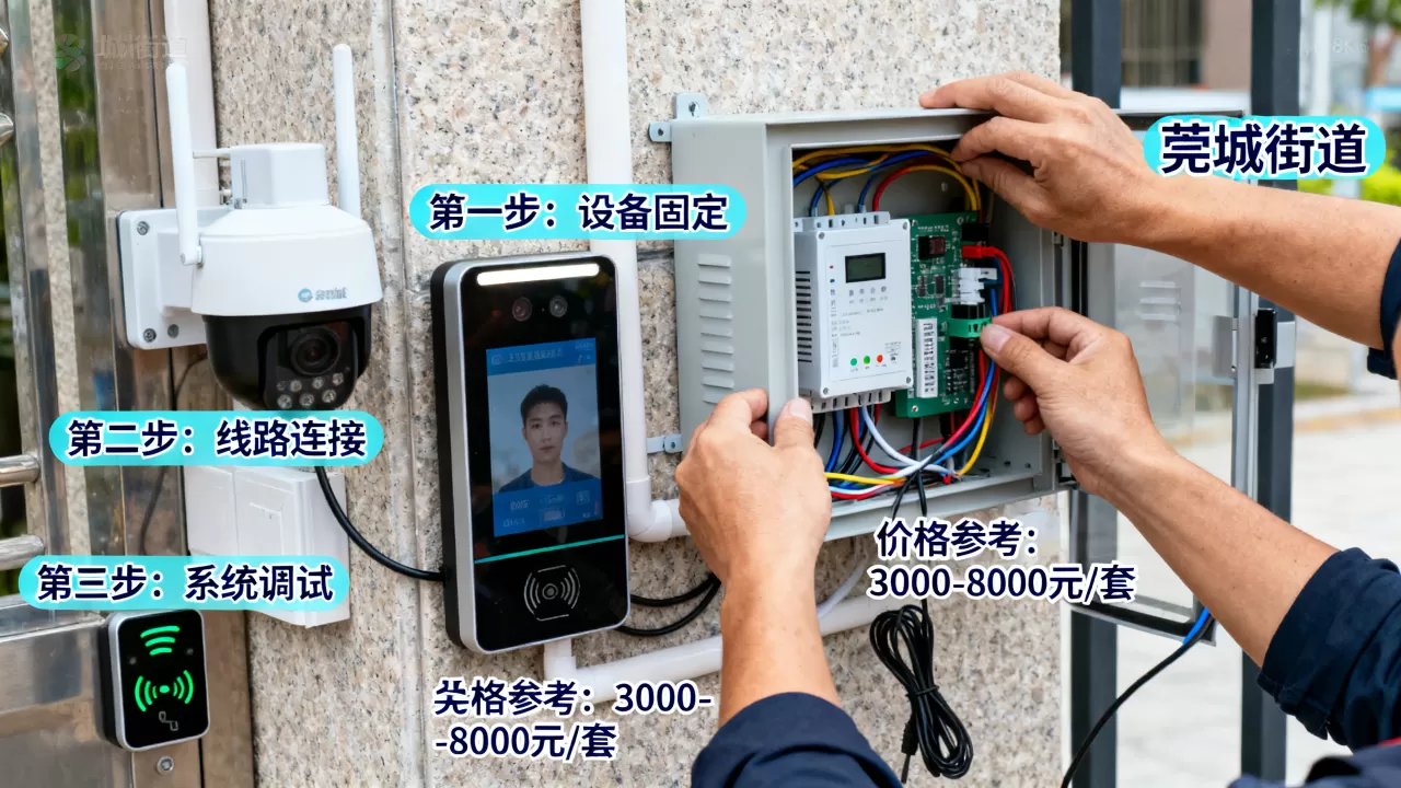 莞城街道人脸识别门禁系统如何安装?门禁系统多少钱一套 莞城街道人脸识别门禁系统如何安装?门禁系统多少钱一套