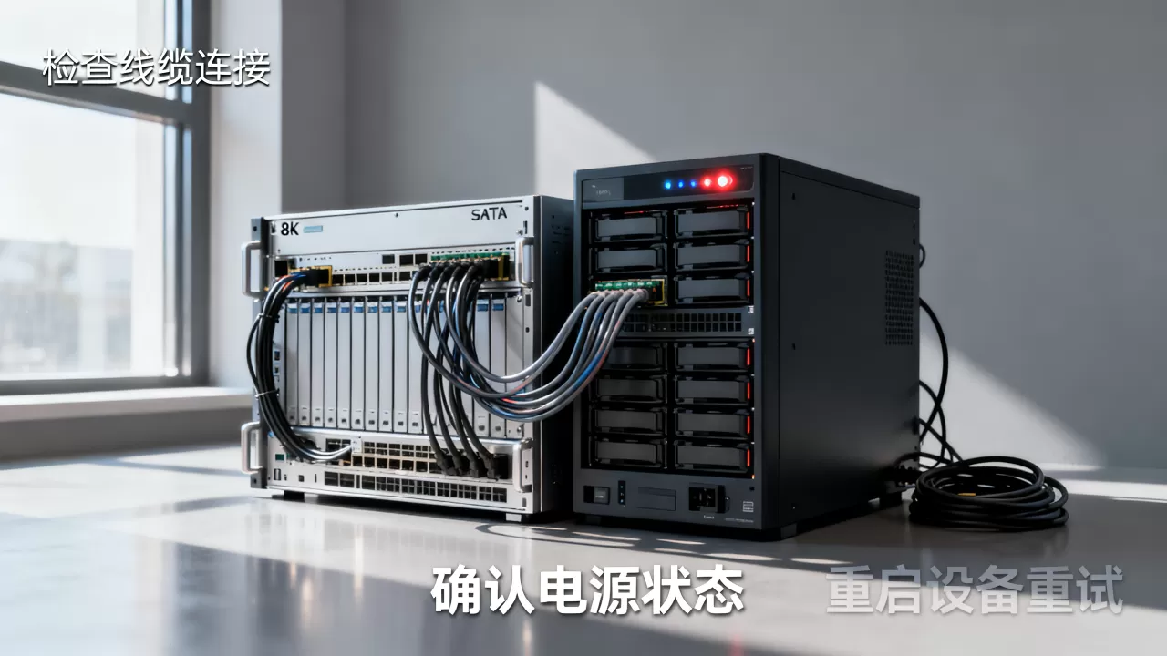 服务器连接磁盘阵列柜失败怎么办？服务器连接磁盘阵列柜教程