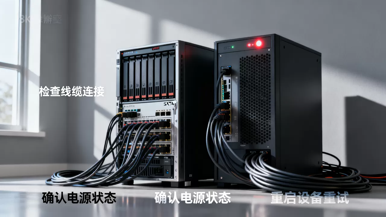 服务器连接磁盘阵列柜失败怎么办？服务器连接磁盘阵列柜教程